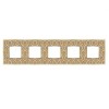 FD01445DGOB Рамка Belle Epoque Tapestry Decorgold / Bright gold 5-постовая гор/верт. Fede