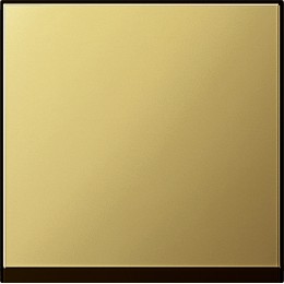 0296604 Клавиша одинарная Латунь Gira