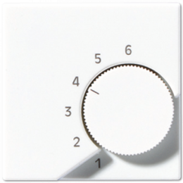 ATR236PLWW А 500 Белый Накладка термостата комнатного(мех TR236U,TR246U)  Jung A серия