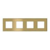 FD01244OB Рамка Madrid Bright Gold 4-постовая Fede