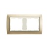 82724-34 Рамка декоративная, 2 поста, Simon 82, шампань-слоновая кость