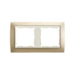 82724-34 Рамка декоративная, 2 поста, Simon 82, шампань-слоновая кость