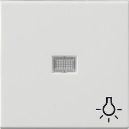 063003 Клавиша с больш окном пикт-мой Свет белый глянец Белый Gira