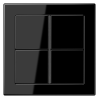 FD981SW Рамка FD Design Черный 1-постовая Jung
