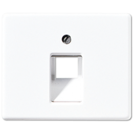 SL569-1UAWW SL 500 Белый  Накладка 1-ой наклонной ТЛФ/комп розетки Jung