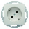 47271909 Штепсельная розетка SCHUKO 45° цвет: полярная белизна, матовый S.1/B.1/B.3/B.7 Glas Berker