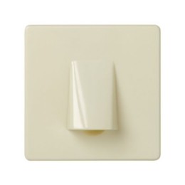 27801-32 Кабельный вывод с фиксатором для кабеля, широкий модуль, Simon 27, слоновая кость