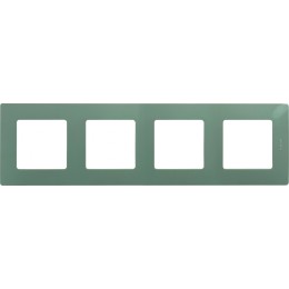 672524 Рамка Etika Светлая галька 4-постовая Legrand