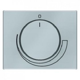 11357204 Центральная панель с регулирующей кнопкой для регулятора числа оборотов цвет: нержавеющая сталь K.5 Berker