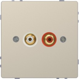 MTN4350-6033 D-life аудиорозетка с модул. тюльпан, сахара Merten