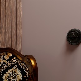 W0035108 Рамка на 3 поста (Черный) Favorit Runda Werkel a051633