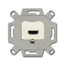 0230-0-0430 (0261/31-500), Механизм HDMI-розетки/разъёма, HDMI-type A, Full HD, 20 полюсов, цвет слоновая кость, ABB 0230-0-0430 (0261/31-500), Механизм HDMI-розетки/разъёма, HDMI-type A, Full HD, 20 полюсов, цвет слоновая кость, ABB