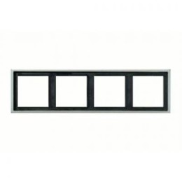 AL2984 Рамка LS 990 Алюминий 4-постовая Jung