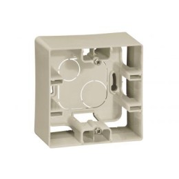 672520 Коробка накладного монтажа - 1 пост - Etika - слоновая кость Legrand