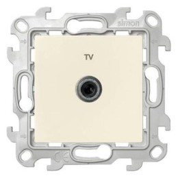 2450477-031 ТВ розетка одиночная, сл кость Simon 24