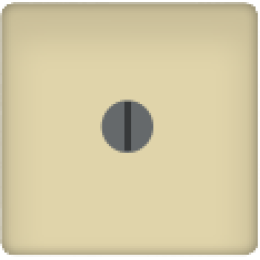 FD03120-A Поворотный выключатель "с двух мест" без лампы подсветки, цвет Бежевый FEDE