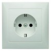 47228989 Штепсельная розетка SCHUKO с крышкой цвет: полярная белизна, с блеском S.1 Berker