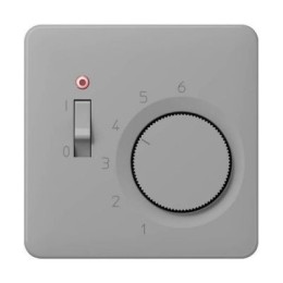CDTR231PLGR CD 500/CD plus Серый Накладка термостата комнатного с выкл.(мех TR231U,TR241U)  Jung