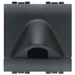 L4954 Заглушка с отверстием 9 мм, размер 1 модуль Bticino