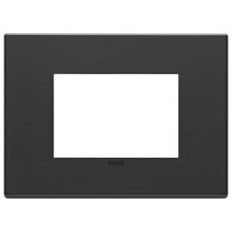 22653.03 Рамка Eikon EXE Антрацит 3-модульная Vimar