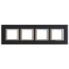 HA4802M4HXS Рамка Axolute Квадрат Антрацит 2+2+2+2 модуля Bticino