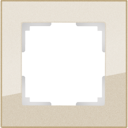 W0011111 Рамка на 1 пост (шампань) Favorit Werkel a050793 a050793