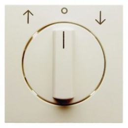 10808982 Центральная панель с вращающейся ручкой для жалюзийного поворотного выключателя цвет: белый, с блеском S.1 Berker