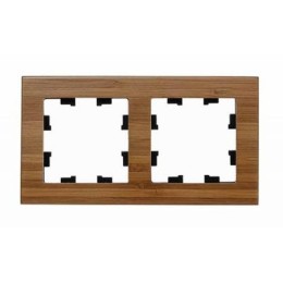 ATN353202 Рамка двойная Schneider Electric Atlasdesign Nature, дерево бамбук