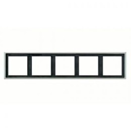 AL2985 Рамка LS 990 Алюминий 5-постовая Jung