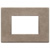 22653.22 Рамка Eikon EXE Коричневый 3-модульная Vimar