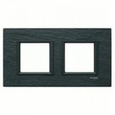 MGU68.004.7Z1 Рамка Unica Class Иберийский сланец 2-постовая Schneider Electric MGU68.004.7Z1 Рамка Unica Class Иберийский сланец 2-постовая Schneider Electric