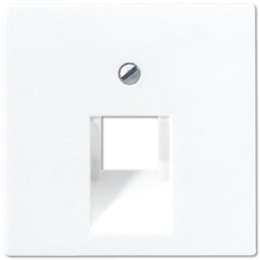 A569-1PLUAWW А 500 Белый Накладка 1-ой наклонной ТЛФ/комп розетки Jung A серия