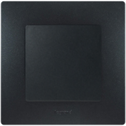 672581 Рамка Etika Антрацит 1-постовая  Legrand