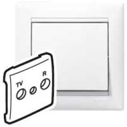 774442 Valena Накладка TV-FM розетки (стандарт Hirshman) Legrand