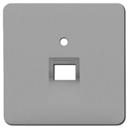 CD569-1UAGR CD 500/CD plus Серый Накладка 1-ой наклонной ТЛФ/комп розетки Jung
