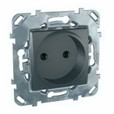MGU5.033.12ZD Розетка без зк со шторками (винт. зажим), графит Schneider Electric MGU5.033.12ZD Розетка без зк со шторками (винт. зажим), графит Schneider Electric