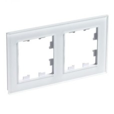 ATN330102 Рамка двойная Schneider Electric Atlasdesign Nature, матовое белое стекло ATN330102 Рамка двойная Schneider Electric Atlasdesign Nature, матовое белое стекло