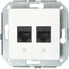 37708502 Телефонная розетка, 6 конт+копм.роз.RJ45,8 конт.6 кат., металлик Fontini 37708502 Телефонная розетка, 6 конт+копм.роз.RJ45,8 конт.6 кат., металлик Fontini