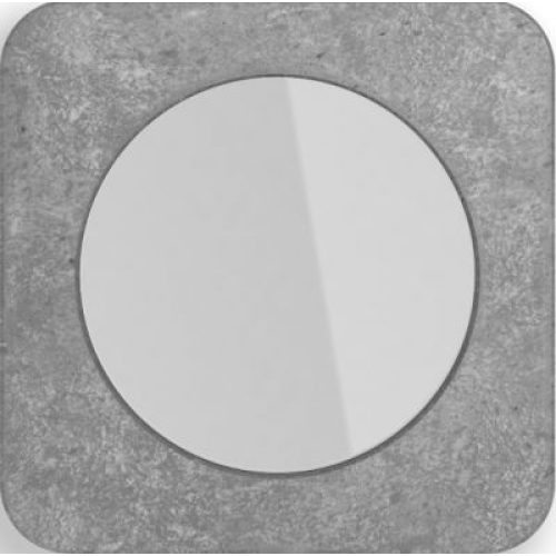 10112379 Рамка R.1 Бетон, белый 1-постовая Berker