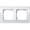 0212723 Рамка Event Clear Белый 2-постовая Gira