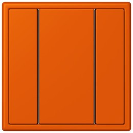 LC501TSA4320S Les Couleurs® Le Corbusier KNX кнопочный модуль F 50 с одной парой кнопок orange vif Jung