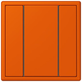 LC501TSA4320S Les Couleurs® Le Corbusier KNX кнопочный модуль F 50 с одной парой кнопок orange vif Jung