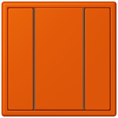 LC501TSA4320S Les Couleurs® Le Corbusier KNX кнопочный модуль F 50 с одной парой кнопок orange vif Jung