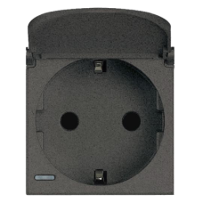 HS4141PW Axolute Розетка 2К+З с крышкой, 10/16 А 250 В с боковыми заземляющими контактами Schuko, с экранированными контактами, клеммы с автоматическим зажимом Bticino HS4141PW Axolute Розетка 2К+З с крышкой, 10/16 А 250 В с боковыми заземляющими контактами Schuko, с экранированными контактами, клеммы с автоматическим зажимом Bticino
