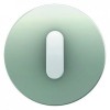 10012074 Накладка с ручкой для поворотных переключателей, R.1, алюминий цвет: полярная белизна Berker