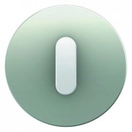 10012074 Накладка с ручкой для поворотных переключателей, R.1, алюминий цвет: полярная белизна Berker