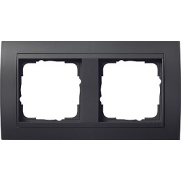 021208 Рамка Event Черный 2-постовая Gira