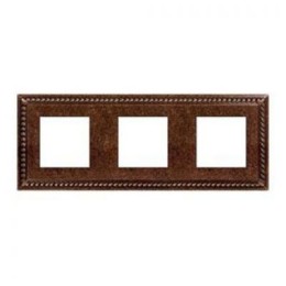 FD01233RU Рамка Sevilla Rustic Cooper 3-постовая Fede