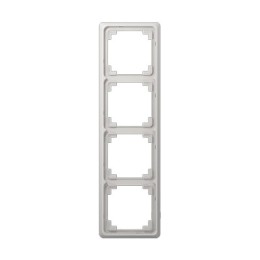 CDP584LG Рамка CD Plus Светло-серый 4-постовая Jung