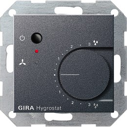 226528 Электронный гигростат Антрацит Gira